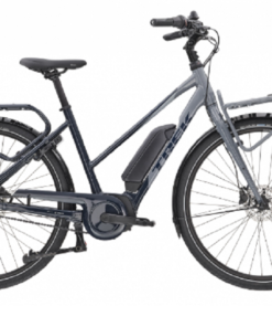 Vélo de Ville Électrique Trek District+ 2 Stagger Shimano Nexus 7V 500wh Bleu Marine / Gris 2023