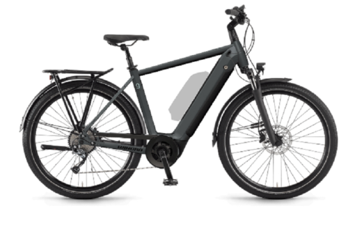 Vélo de Ville Électrique Winora Sinus 9 Shimano Alivio 9V 625 Wh 650b Gris 2022