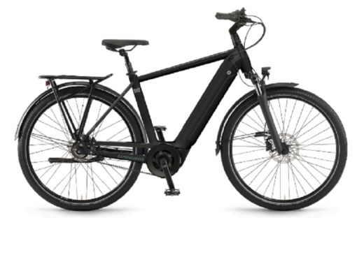 Vélo de Ville Électrique Winora Sinus R8f Gents Shimano Nexus 8V 625 Wh 650b Noir 2022