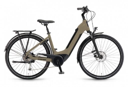 Vélo de Ville Électrique Winora Tria 9 Wave Shimano Alivio 9V 500 Wh 700 mm Café 2022