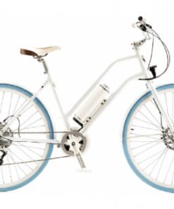 Vélo de Ville Electrique e-LiFE Confort 330Wh MicroShift 10V Blanc Métallisé