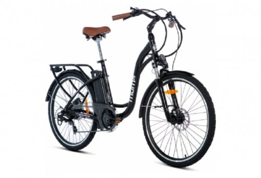 Vélo de ville électrique Moma Bikes 26.2 Shimano 7V Noir – Image 2