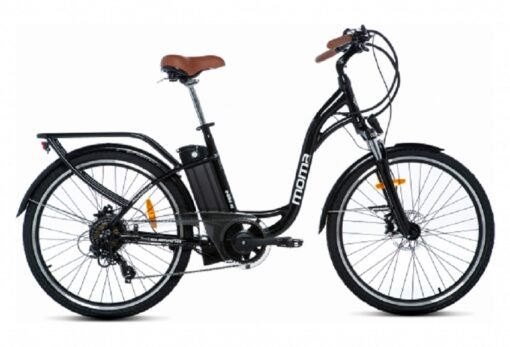 Vélo de ville électrique Moma Bikes 26.2 Shimano 7V Noir