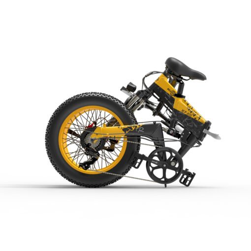 Vélo électrique BEZIOR XF200 1000W 40km/h noir jaune – Image 9