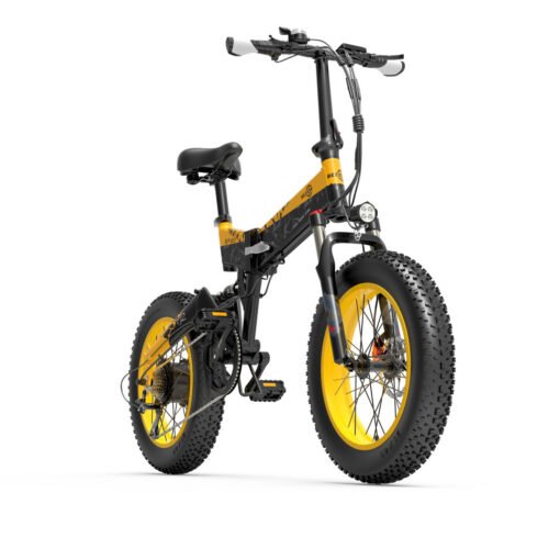 Vélo électrique BEZIOR XF200 1000W 40km/h noir jaune – Image 7
