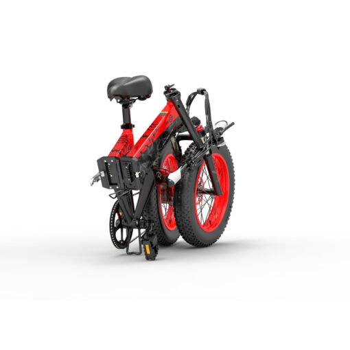 Vélo électrique BEZIOR XF200 1000W 40km/h noir rouge – Image 10