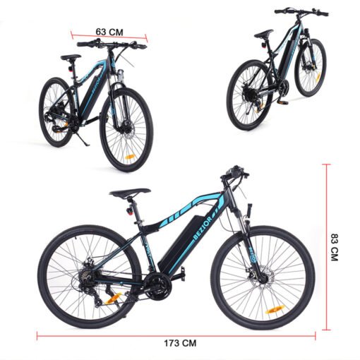 Vélo électrique Bezior M1 Pro Blanc - 12.5Ah 500W – Image 2