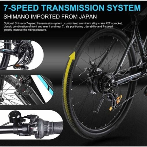 Vélo électrique Bezior M1 Pro Blanc - 12.5Ah 500W – Image 3