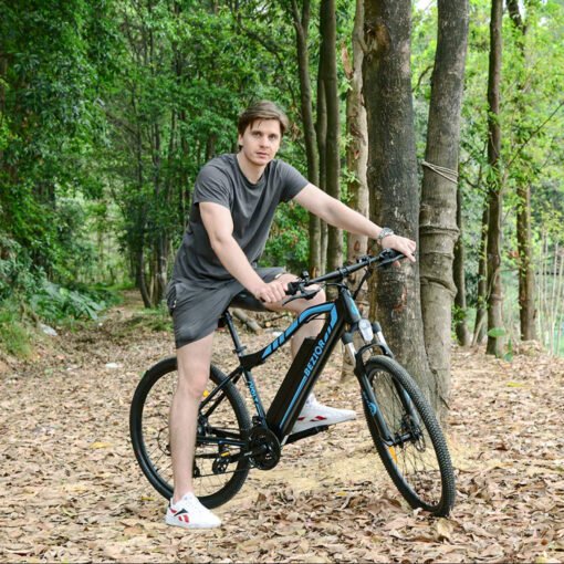 Vélo électrique Bezior M1 Pro Blanc - 12.5Ah 500W – Image 4