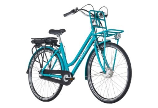 Vélo électrique E-Bike Alu Femme 28 Cantaloupe Bleu 36 V10,4 Ah Adore – Image 2
