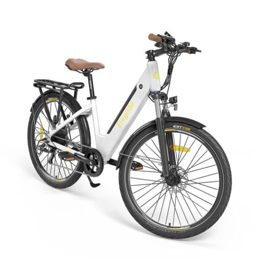 Vélo électrique ELEGLIDE T1 STEP-THRU 36V 12.5Ah 250W - Blanc + Casque Noir – Image 9