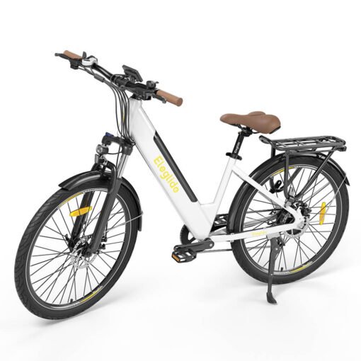 Vélo électrique ELEGLIDE T1 STEP-THRU 36V 12.5Ah 250W - Blanc + Casque Noir – Image 8