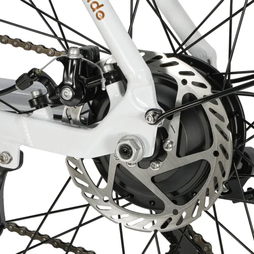 Vélo électrique Eleglide Citycrosser 36V 10Ah 250W - Blanc + Casque Flash intelligent – Image 4