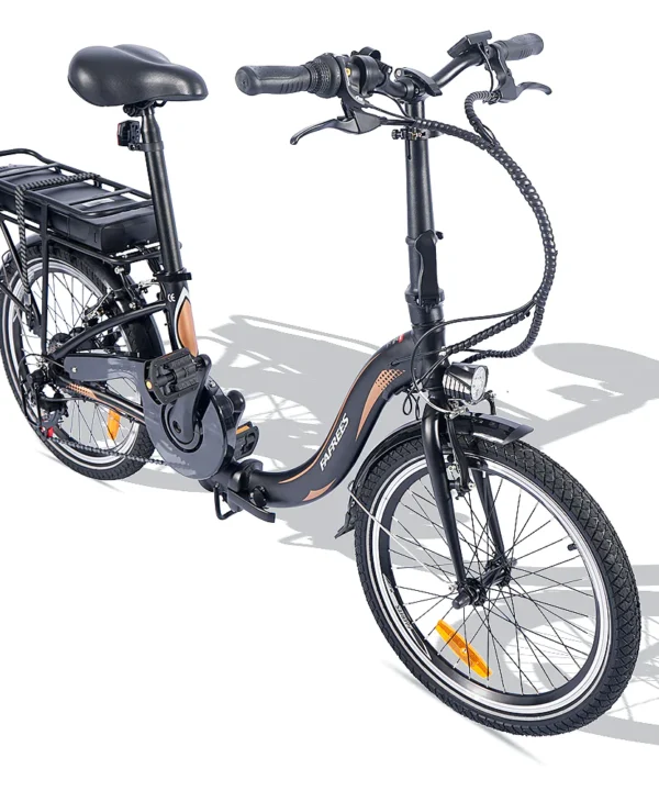 Vélo électrique FAFREES 20F054 20'' 250W 36V 25 km/h 10AH Noir – Image 7