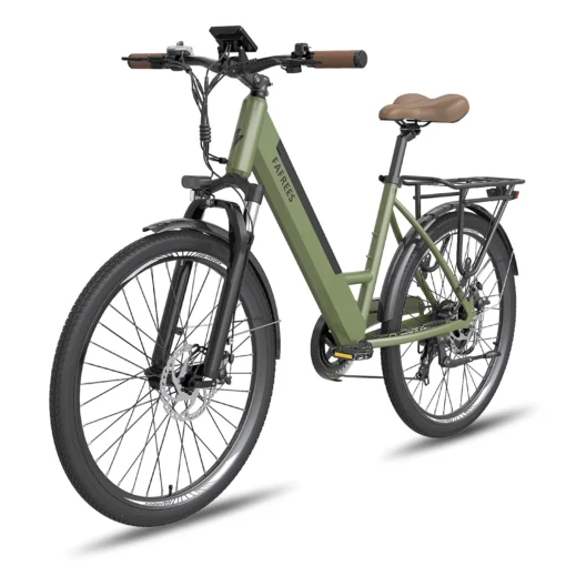 Vélo électrique FAFREES F26 Pro - 250W 36V 10Ah 25km/h 90km vert – Image 12