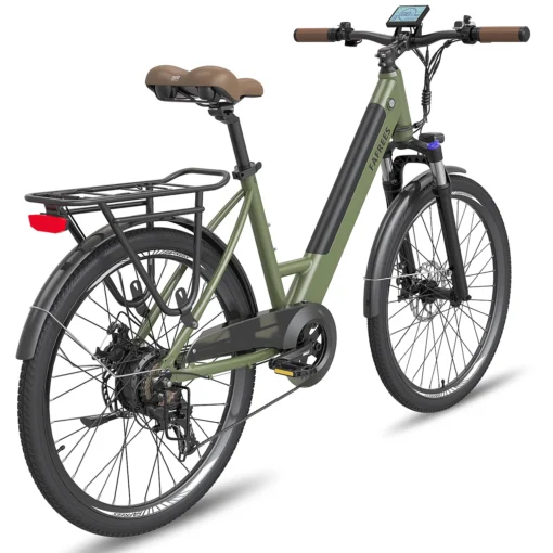 Vélo électrique FAFREES F26 Pro - 250W 36V 10Ah 25km/h 90km vert – Image 11
