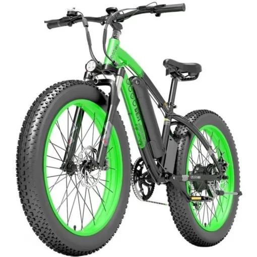 Vélo électrique GOGOBEST GF600 1000W 48V vert – Image 7