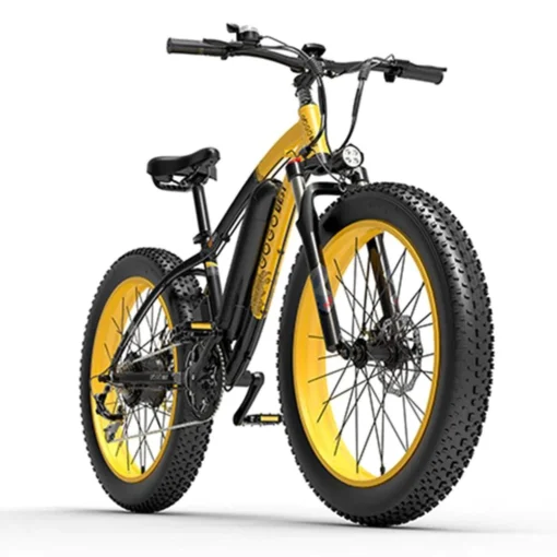 Vélo électrique GOGOBEST GF600 1000W 48V vert – Image 4