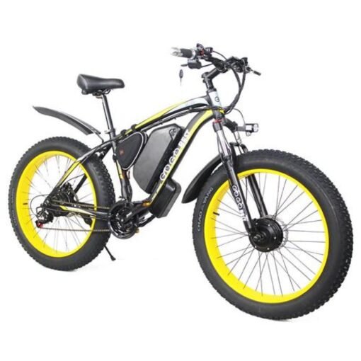 Vélo électrique GOGOBEST GF700 50km/h 500W Jaune – Image 5