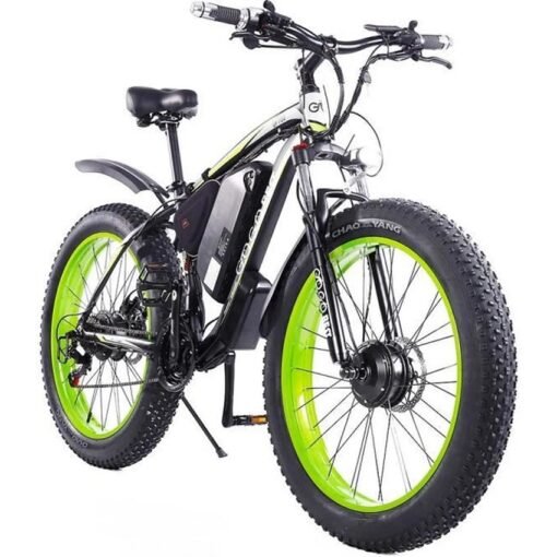 Vélo électrique GOGOBEST GF700 50km/h 500W Jaune – Image 8