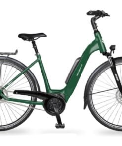 Vélo électrique de ville AEB 400 Nexus Ouvert Vert Anglais Mat