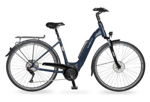Vélo électrique de ville AEB 800 Alivio Ouvert Bleu Nuit