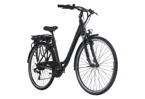 Vélo électrique femme aluminium Adore Versailles 28 E-Bike noir-vert 250 Watt Li-Ion 36 V/10,4 Ah 7 vitesses – Image 3