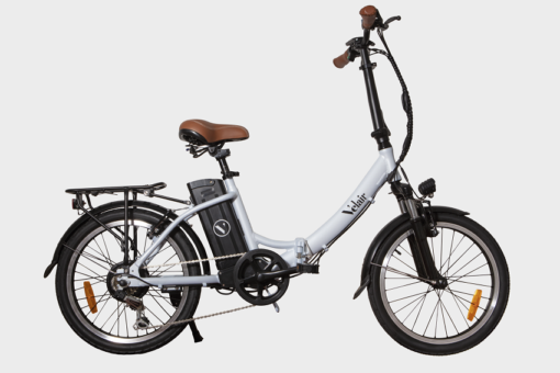 Vélo électrique pliable 20'' - Velair urban- Shimano 6 Vitesses - Autonomie 60 km - Bleu – Image 6