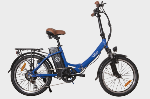 Vélo électrique pliable 20'' - Velair urban- Shimano 6 Vitesses - Autonomie 60 km - Bleu