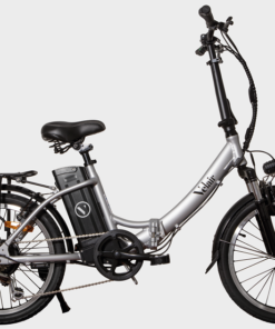 Vélo électrique pliable 20'' - Velair urban- Shimano 6 Vitesses - Autonomie 60 km - gris