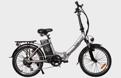 Vélo électrique pliable 20'' - Velair urban- Shimano 6 Vitesses - Autonomie 60 km - Bleu – Image 4