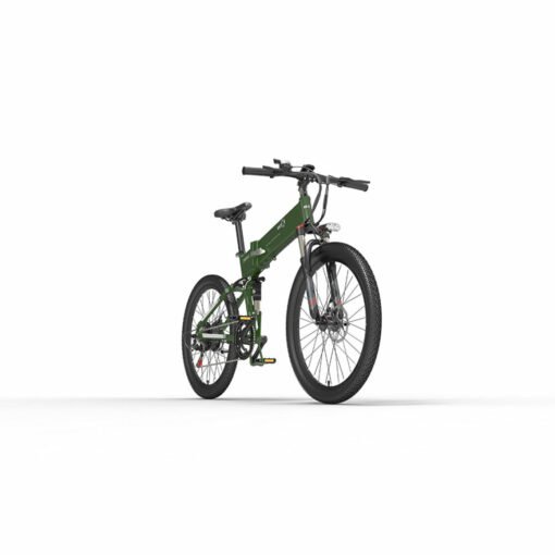 Vélo électrique pliant Bezior X500 PRO 30km-h 500W moteur 10.4AH Noir et jaune – Image 3