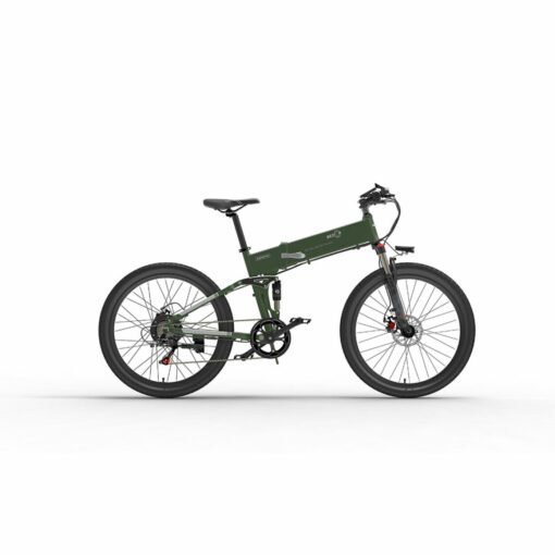 Vélo électrique pliant Bezior X500 PRO 30km-h 500W moteur 10.4AH Noir et jaune – Image 4