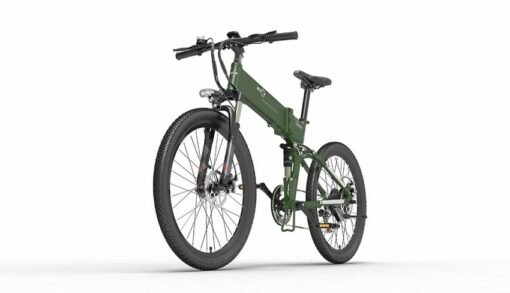 Vélo électrique pliant Bezior X500 PRO 30km-h 500W moteur 10.4AH Noir et jaune – Image 7