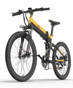 Vélo électrique pliant Bezior X500 PRO 30km-h 500W moteur 10.4AH Noir et jaune