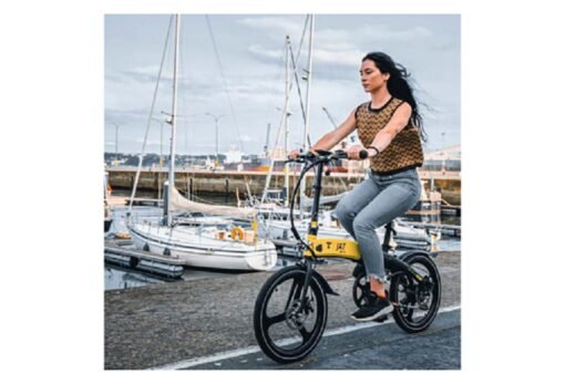 Vélo électrique pliant de Jat Bikes Pixy  Jaune. – Image 2
