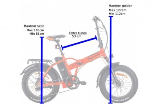 WEGOBOARD Vélo Super Bike ORANGE – Image 2