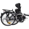 vidaXL Vélo électrique pliable et pile lithium-ion Alliage d'aluminium noir – Image 7