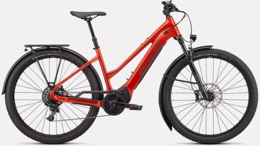 VTC électrique specialized Turbo Tero 4.0 - Cadre Bas Équipé Rouge
