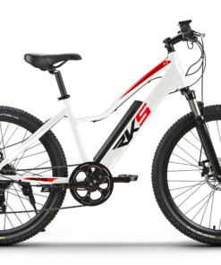 VTT ELECTRIQUE RKS T7 Moteur Roue Arrière 250W 27'' 10.4 AH Blanc