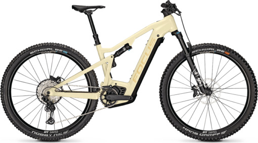 VTT Électrique FOCUS THRON² 6.9 750 Wh 12 Vitesses 2023 Beige