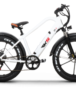 VTT Electrique RKS XR6 Moteur Roue Arrière 250W 27'' 10 Ah - XR6 Blanc