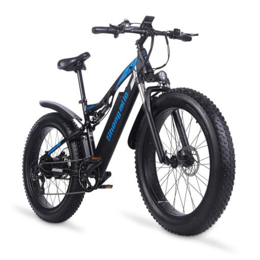 VTT électrique SHENGMILO MX03 26" 4" gros pneu 48 V 1000 W  – Image 6