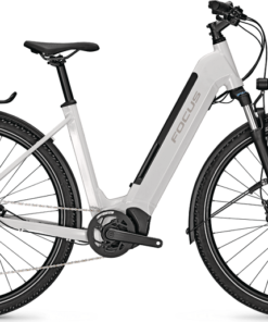 Vélo Électrique FOCUS PLANET² 6.8 625 Wh 29" 2023 cadre ouvert blanc