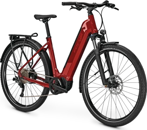 Vélo Électrique FOCUS PLANET² 6.8 625 Wh 29" 2023 cadre ouvert rouge – Image 5
