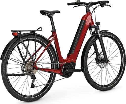 Vélo Électrique FOCUS PLANET² 6.8 625 Wh 29" 2023 cadre ouvert rouge – Image 4