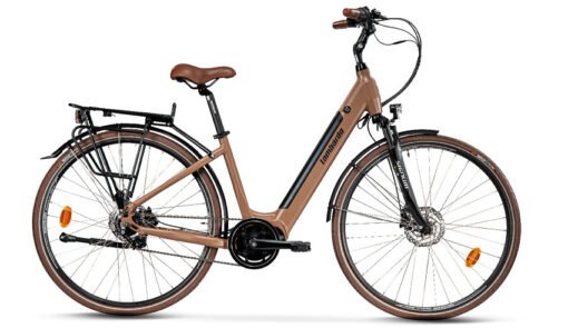 Vélo Électrique LOMBARDO MARATEA WOMAN 28" 36v 504Wh gris – Image 3