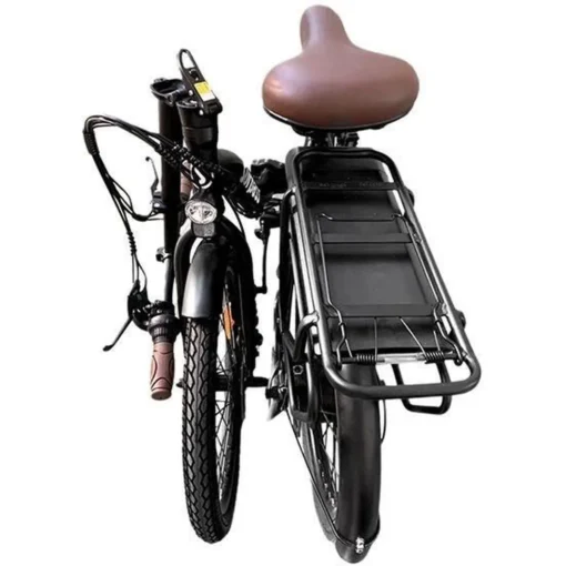 Vélo Électrique pliant Surpass 20'' Noir 6 Vitesses Pliant Batterie 10 Ah – Image 2