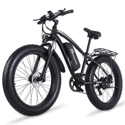 Vélo de montagne électrique SHENGMILO MX02S 1000W 48V 17AH 26*4.0" noir – Image 4
