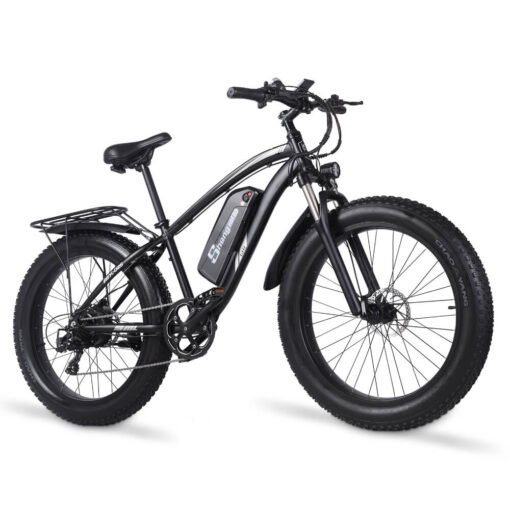 Vélo de montagne électrique SHENGMILO MX02S 1000W 48V 17AH 26*4.0" noir – Image 5